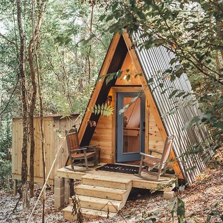 Blue Brambler Glamping A-Frame Apartment Rockbridge Exterior photo