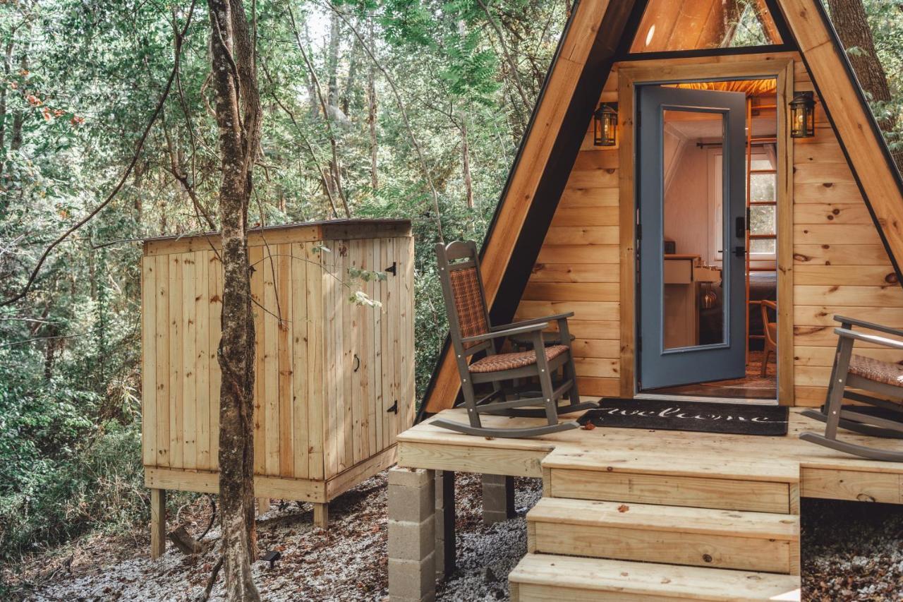 Blue Brambler Glamping A-Frame Apartment Rockbridge Exterior photo