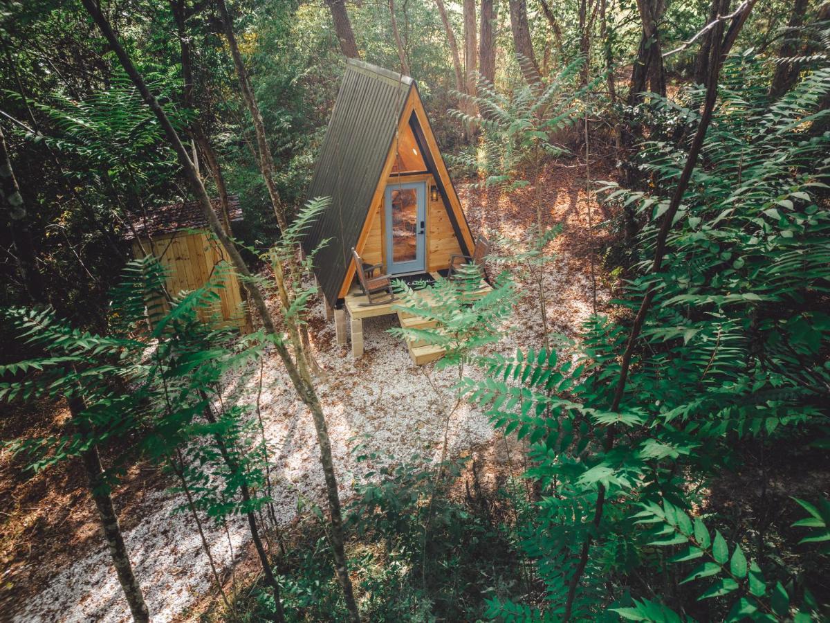 Blue Brambler Glamping A-Frame Apartment Rockbridge Exterior photo