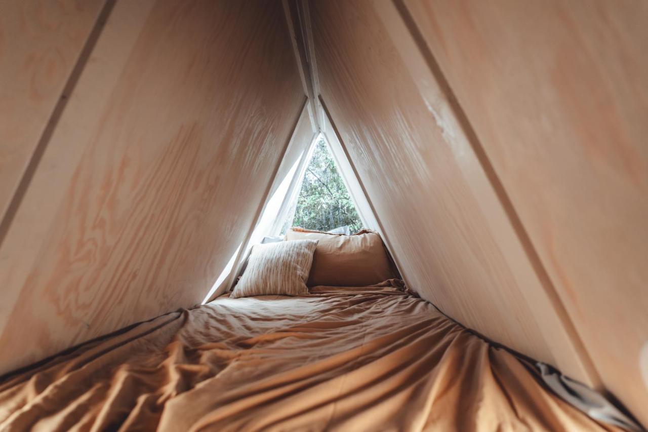 Blue Brambler Glamping A-Frame Apartment Rockbridge Exterior photo